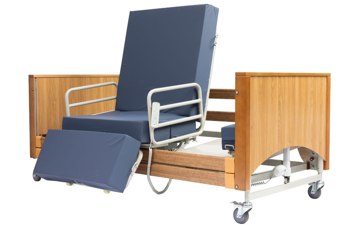 Alerta Lomond Rotate-Stand-Up Hi-Lo 4 Section Profiling Bed inc Memory Foam mattress