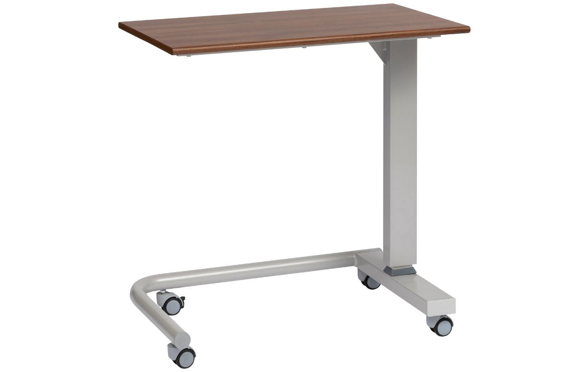 Gas Lift Overbed Table - Straight Leg Base
