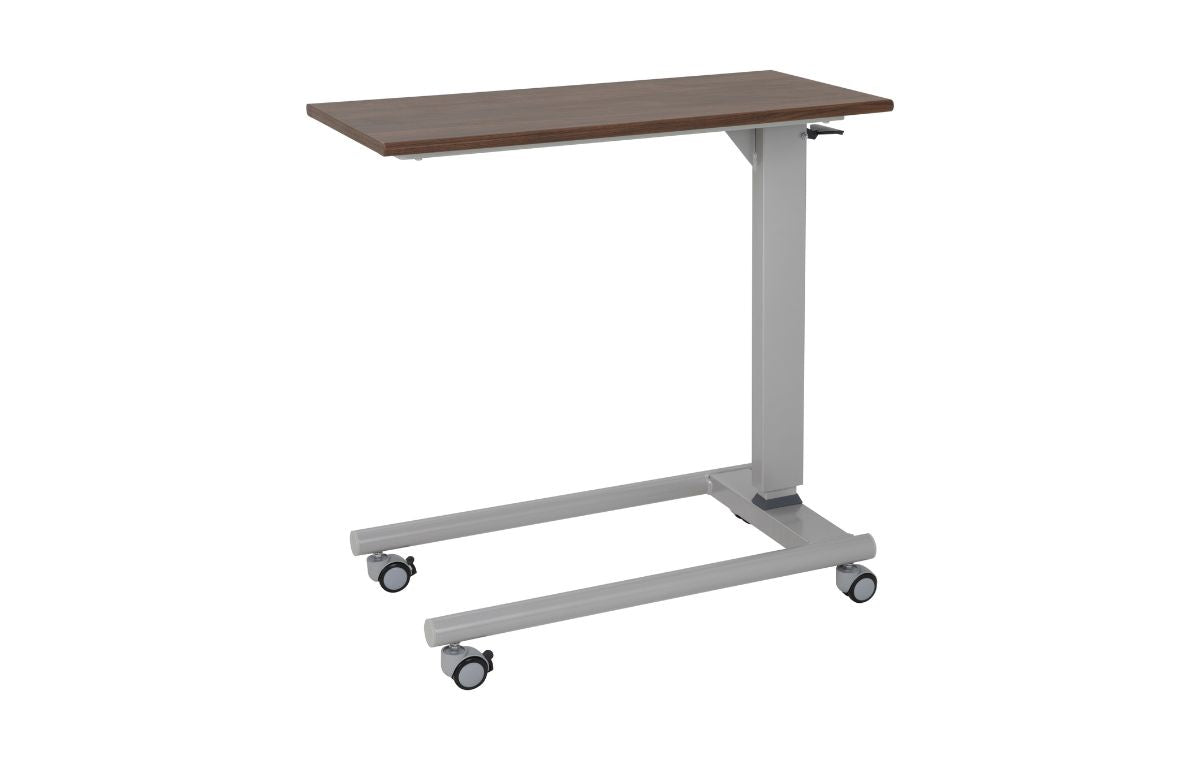 Gas Lift Overbed Table - Straight Leg Base