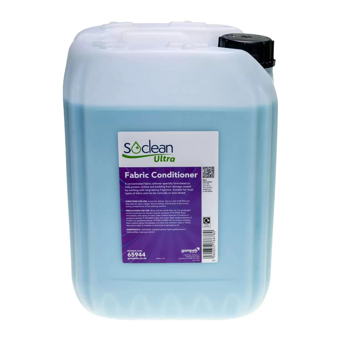 Soclean Ultra Fabric Conditioner 10 Litre
