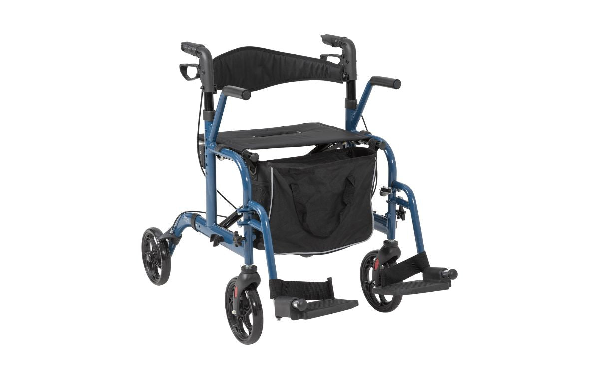 2-in-1 Aluminium Wheelchair Rollator