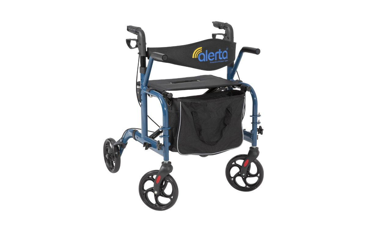 2-in-1 Aluminium Wheelchair Rollator