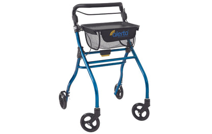 Four-Wheel Aluminium Indoor Rollator - Green