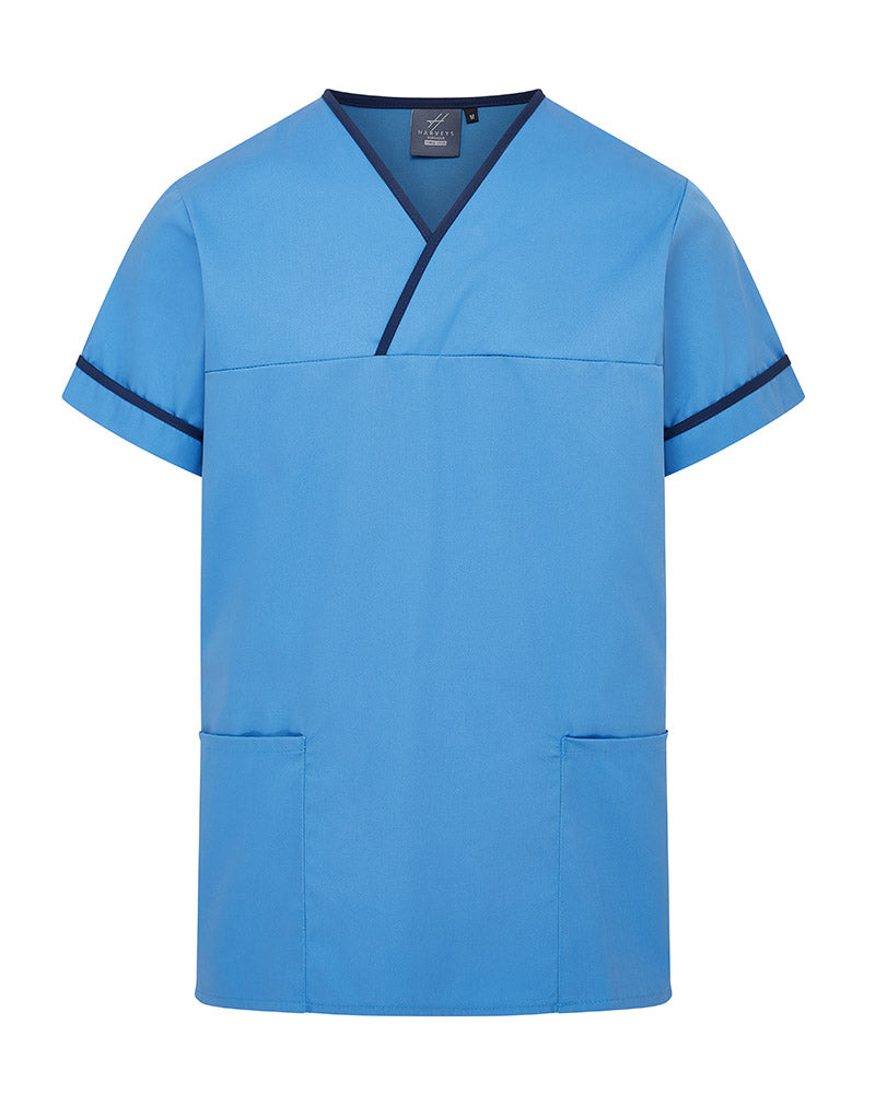 Unisex Contrast V-Neck Healthcare Tunic