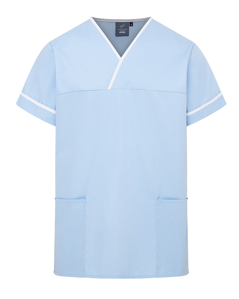 Unisex Contrast V-Neck Healthcare Tunic
