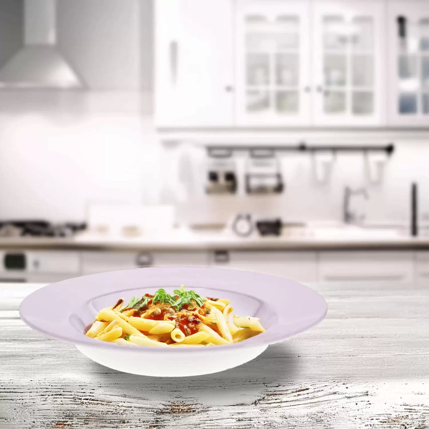 Wide Rim Pasta Plate 27cm 4 Pac