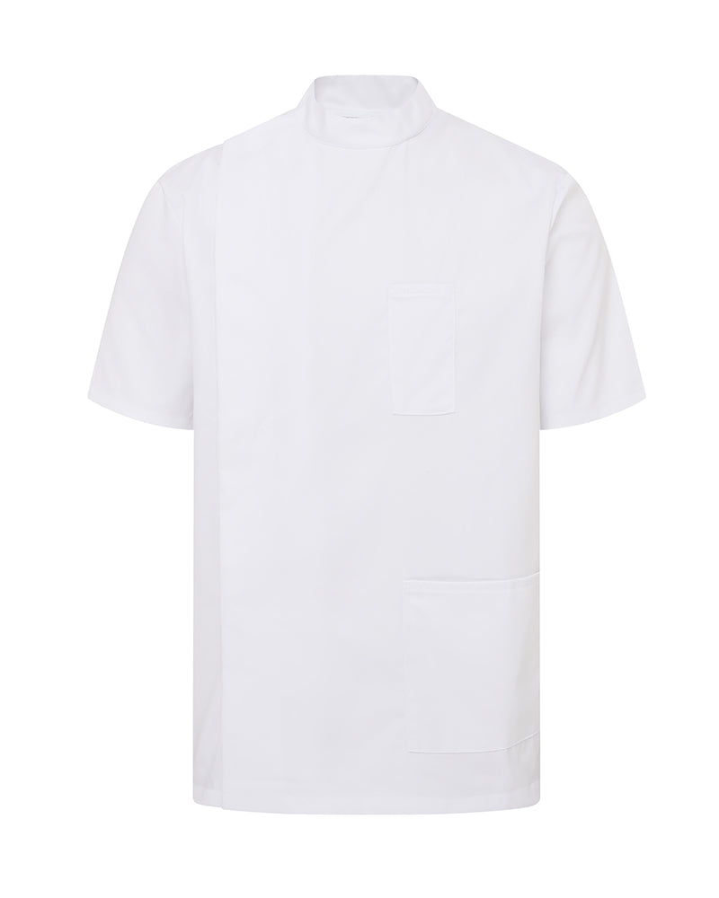 Men's Stud-Fasten Healthcare Tunic Uniform With Mandarin Collar