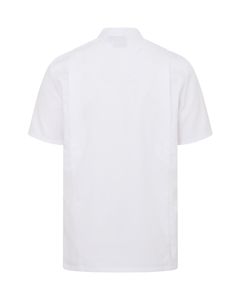 Men's Stud-Fasten Healthcare Tunic Uniform With Mandarin Collar