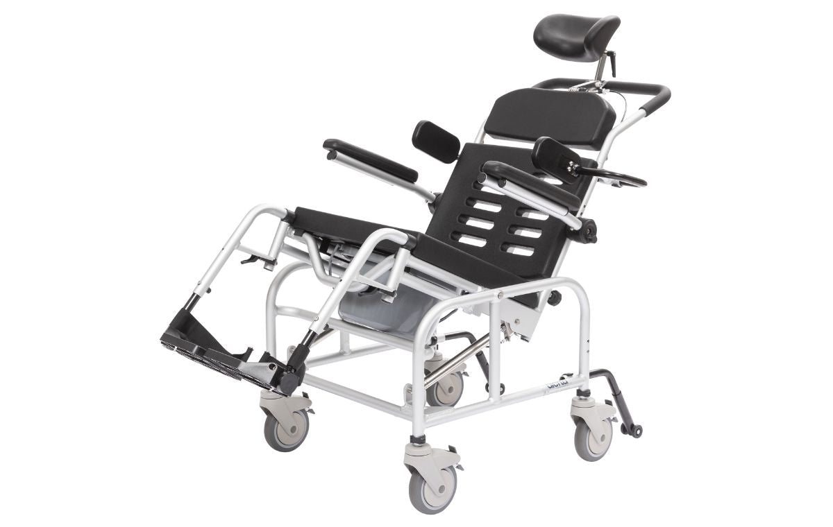 Alerta Aqua Shower Commode Chair Tilt-in-Space Hi-Lo