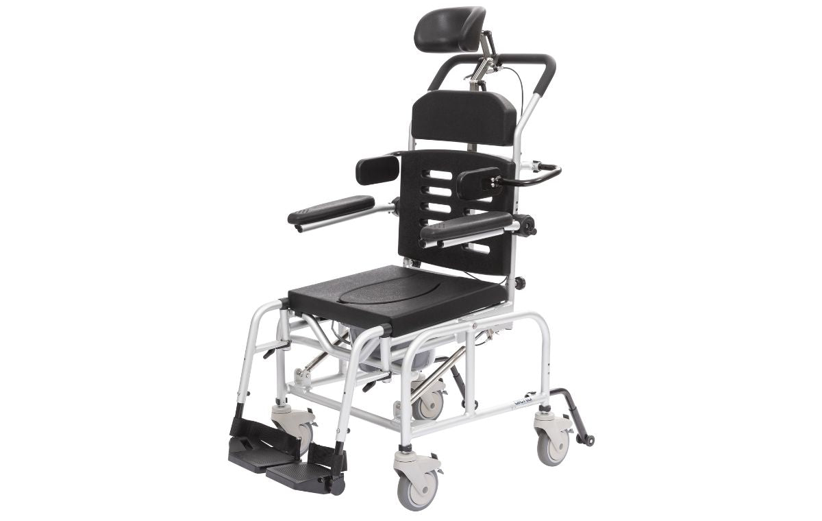 Alerta Aqua Shower Commode Chair Tilt-in-Space Hi-Lo