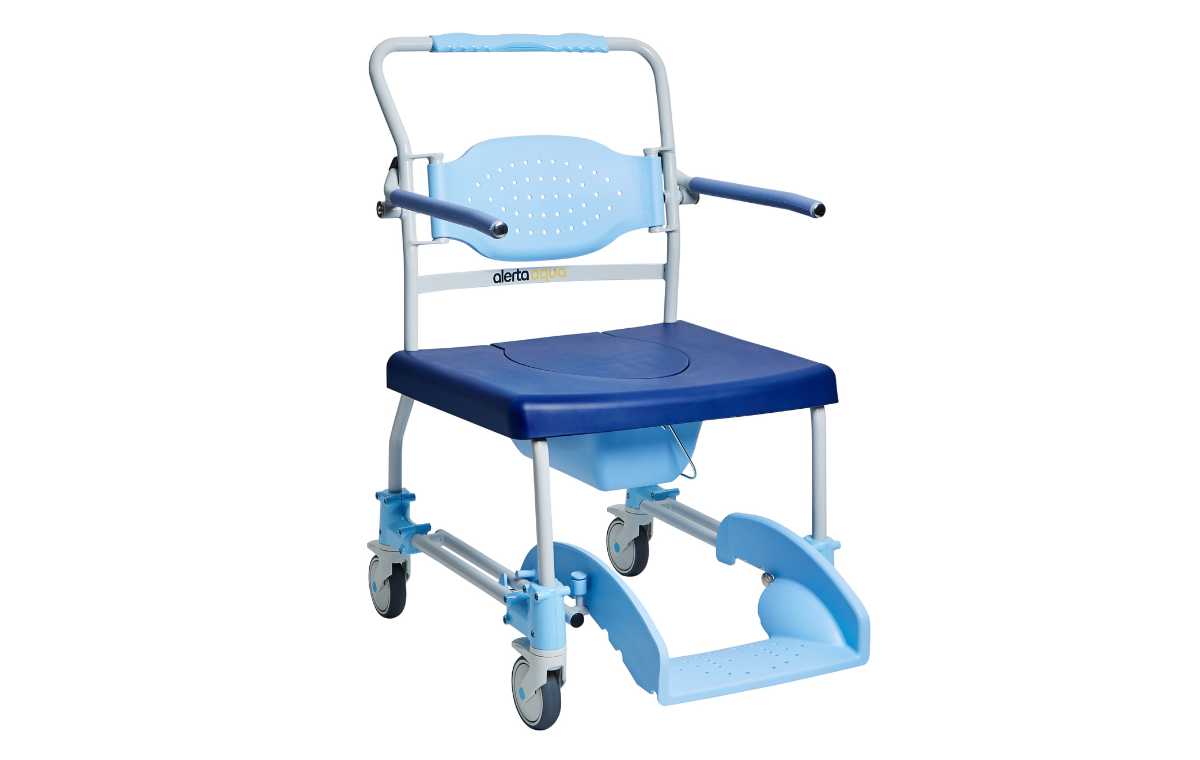 Alerta Aqua Shower Commode Chair, Bariatric