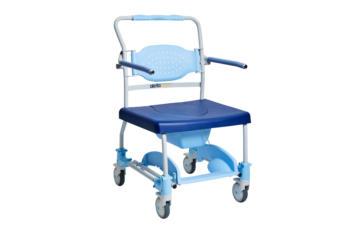 Alerta Aqua Shower Commode Chair, Bariatric