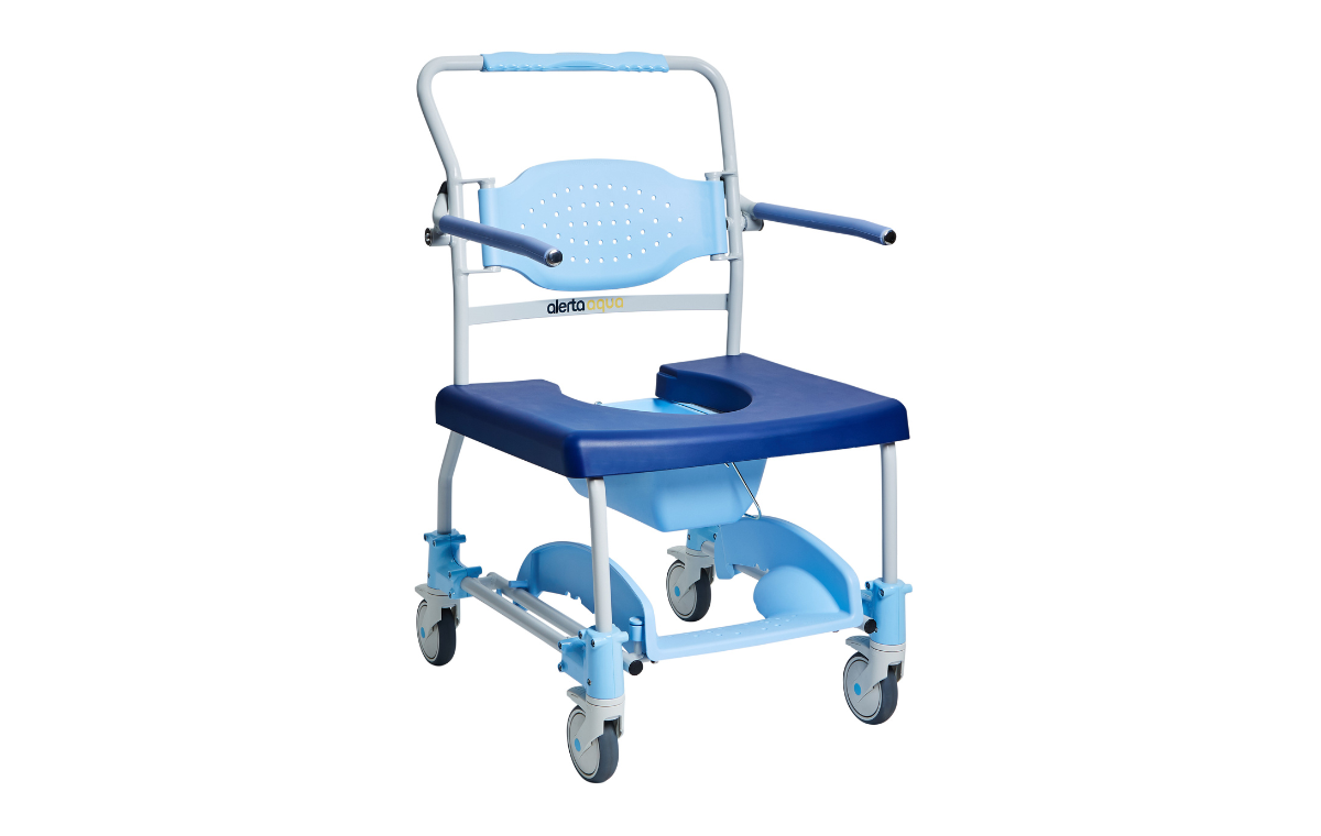 Alerta Aqua Shower Commode Chair, Bariatric