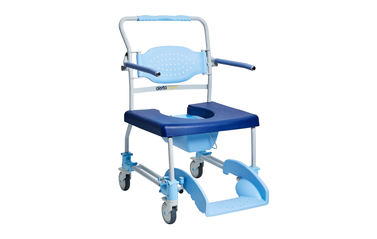 Alerta Aqua Shower Commode Chair, Bariatric