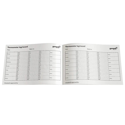 Temperature Log Book A5