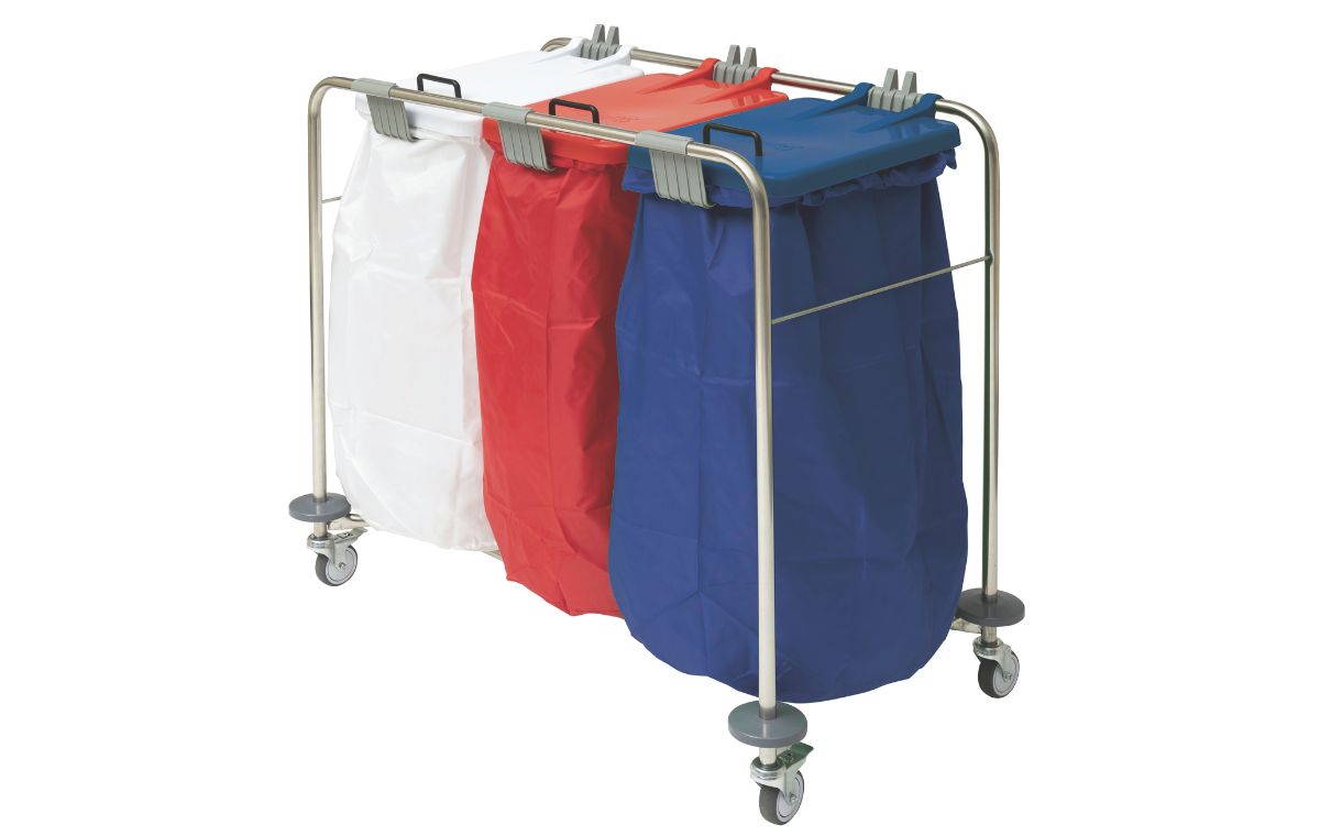 Alerta Quadruple Bag Laundry Cart