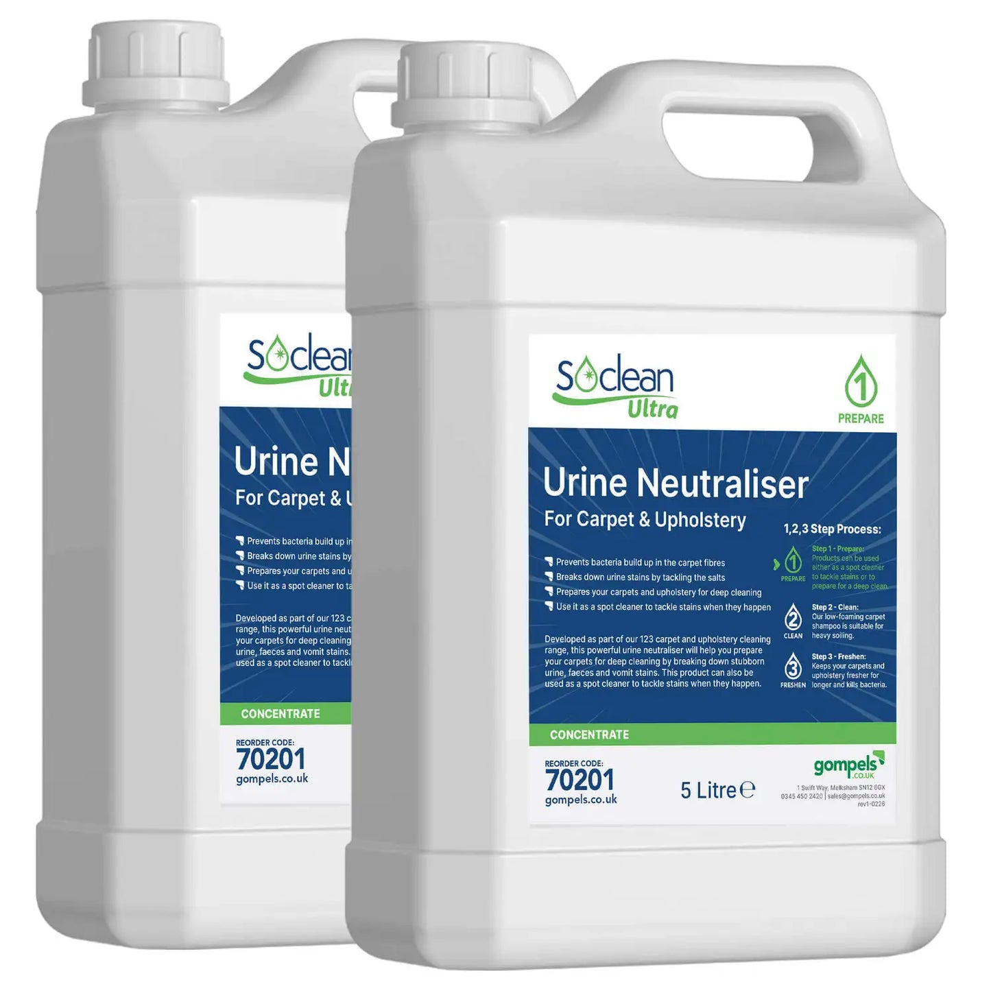 Soclean Ultra Urine Neutraliser 5 Litre 2 Pack