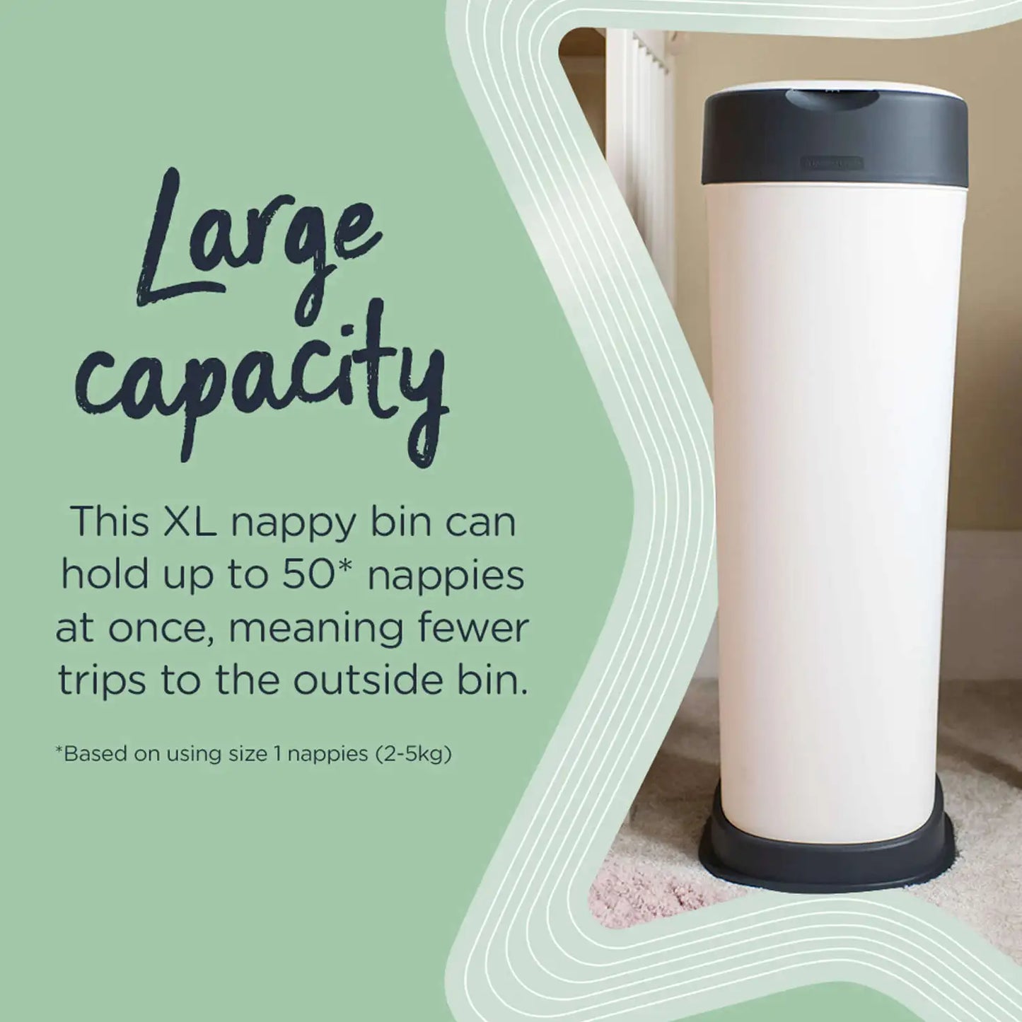 Tommee Tippee Sangenic Maxi XL Nappy Bin