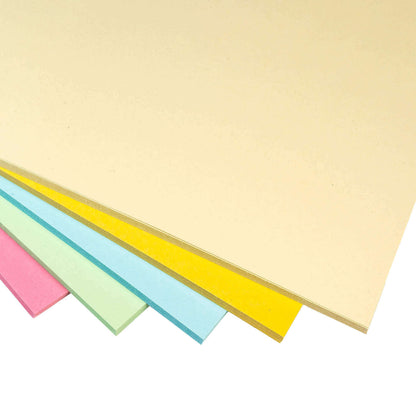 A3 Pastel Card Assorted 225gsm 50 Sheets
