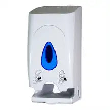 Soclean Twin Toilet Roll Dispenser White