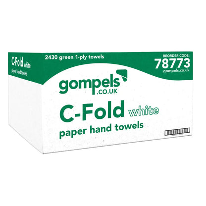 Soclean C Fold White Paper Towels 2ply 2430