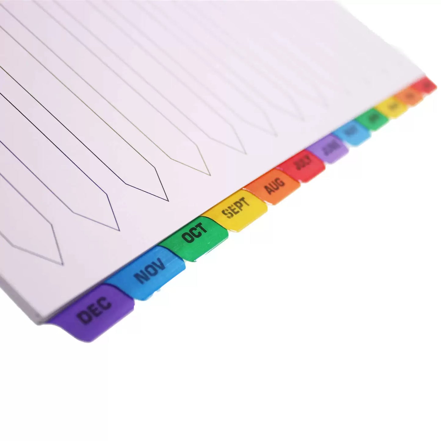 A4 Subject Dividers Jan - Dec