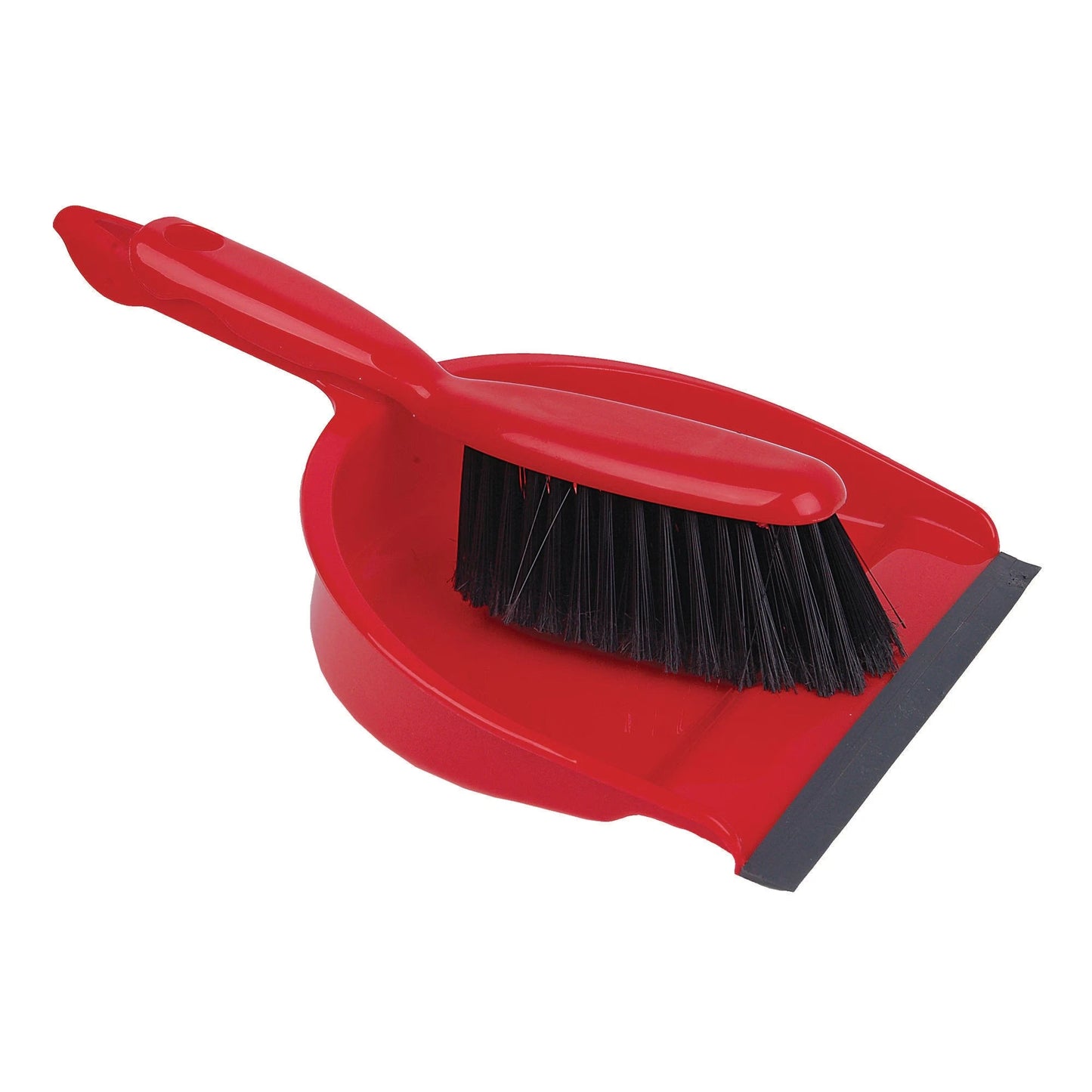 Red Soft Dustpan & Brush Set