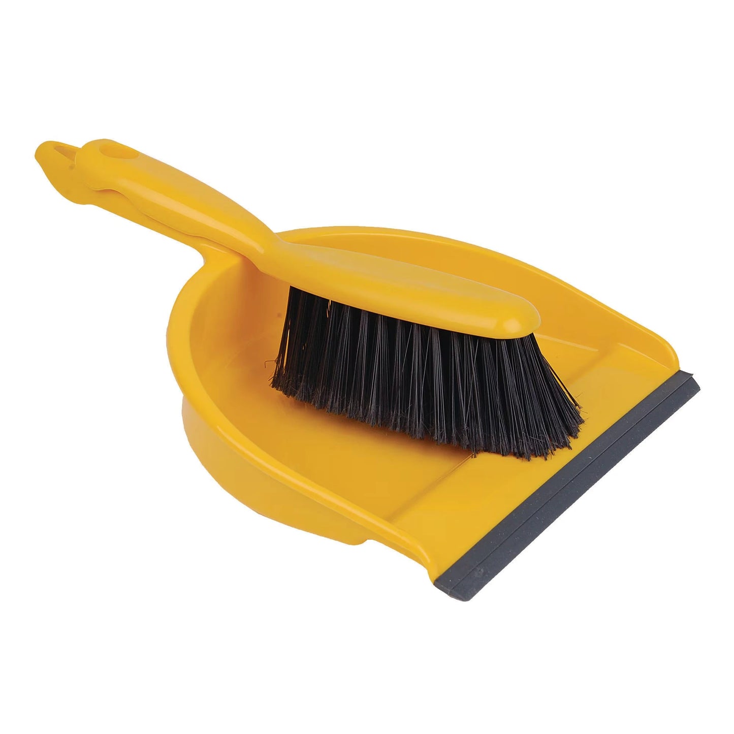 Yellow Soft Dustpan & Brush Set