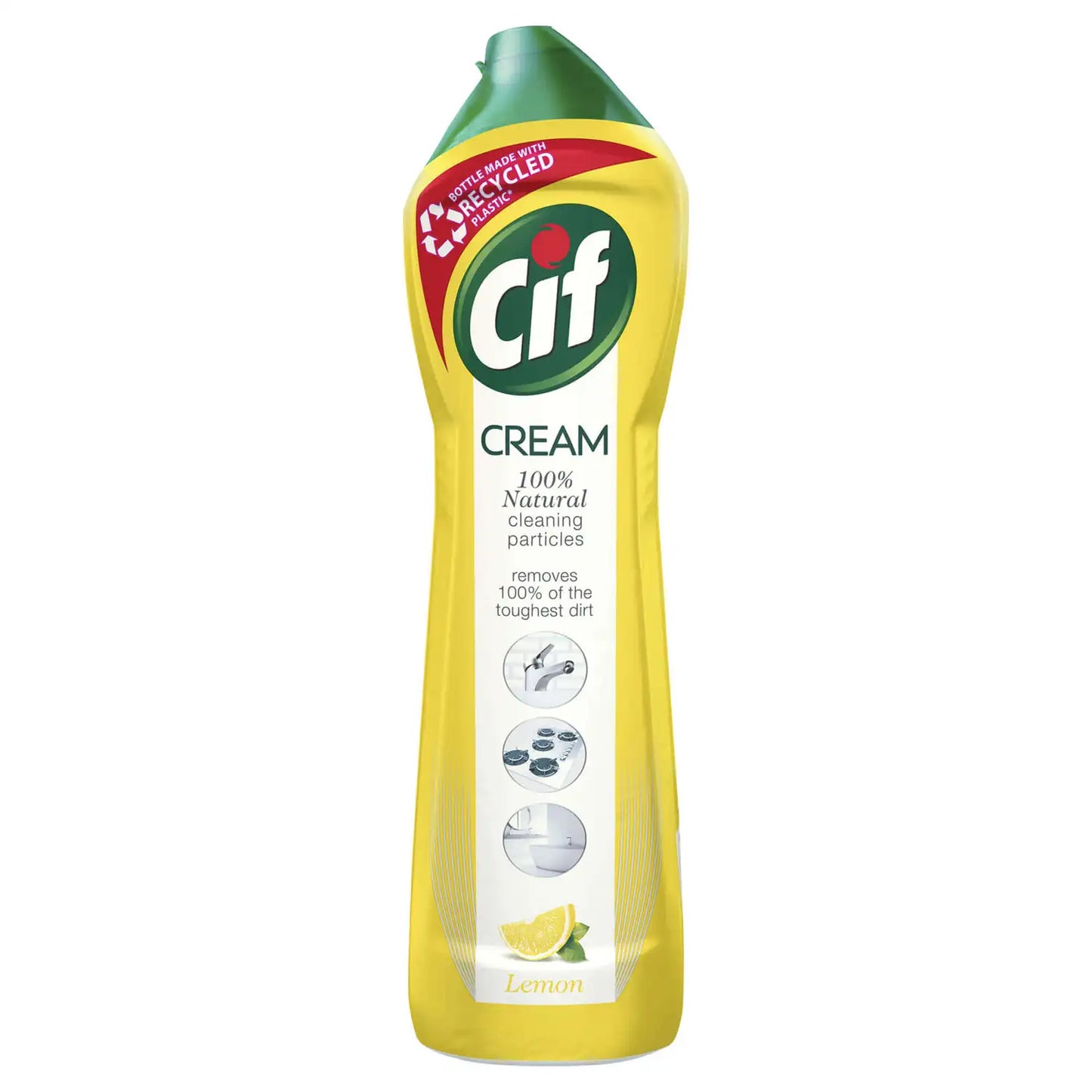 Cif Lemon Cream Cleaner 500ml 8 Pack
