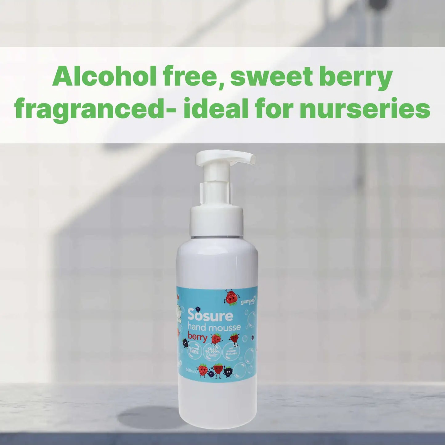 Sosure Foaming Hand Sanitiser Mousse Berry 500ml