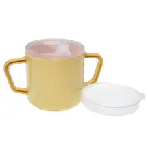 Twin Handled Mug With Feeding and Narrow Spout Lids (82888) (GPMC6250)