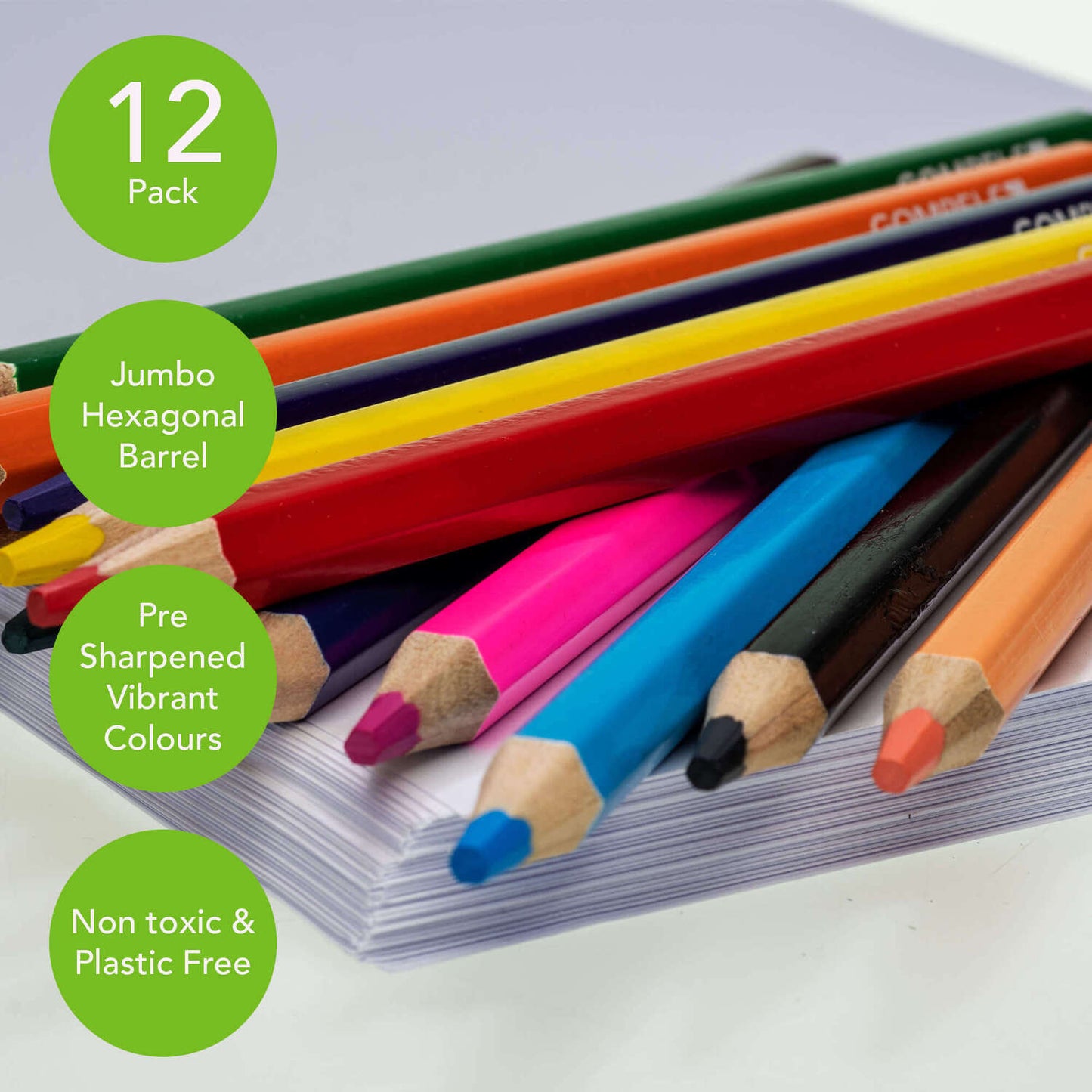 Artyom Jumbo Colouring Pencils 12 Pack
