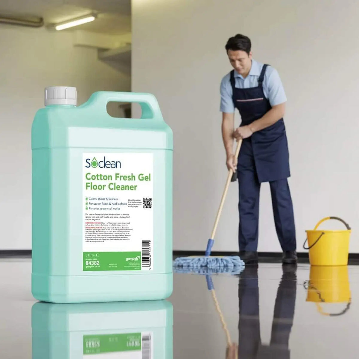 Soclean Cotton Fresh Gel Floor Cleaner 5 Litre 2 Pack