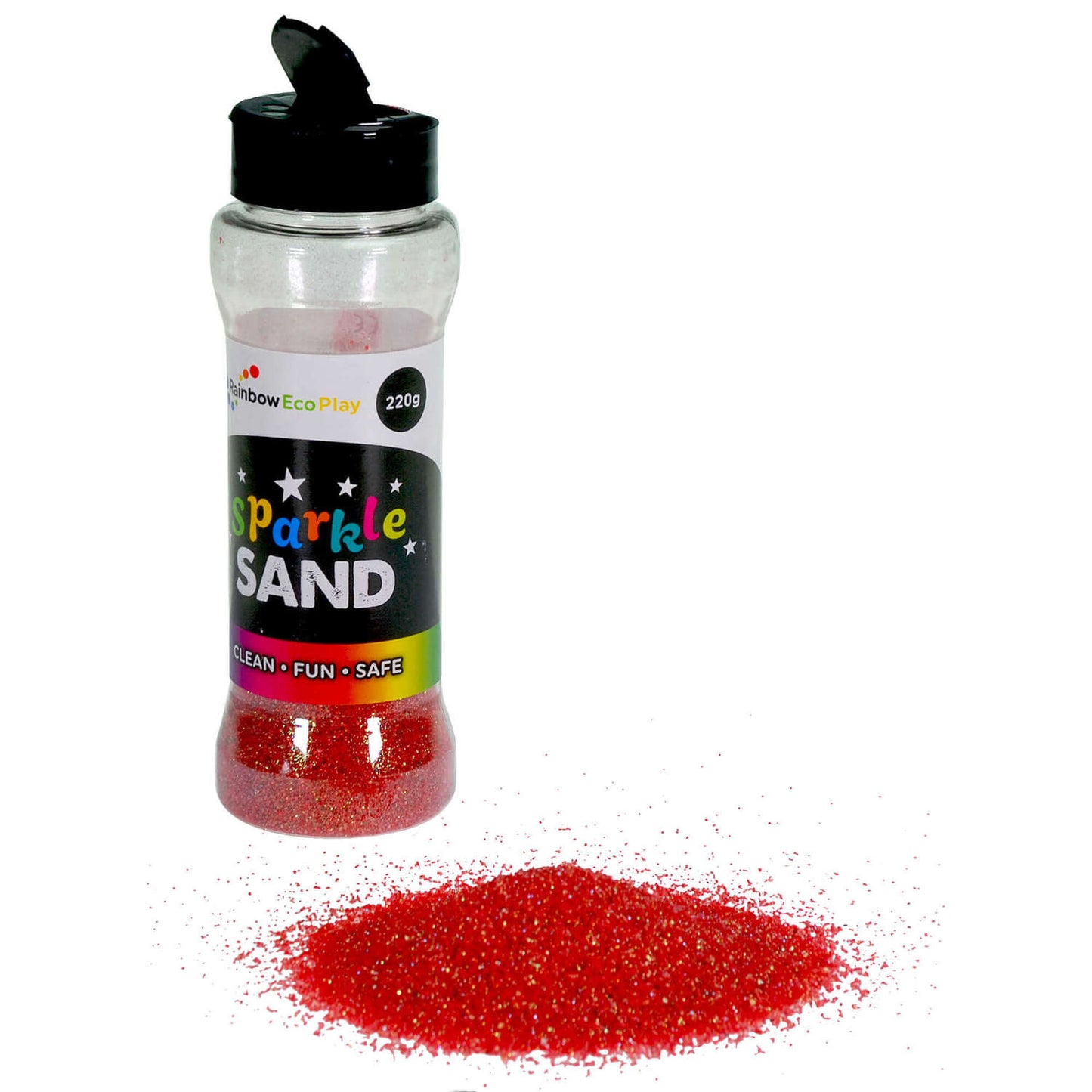 Glitter Sand Shakers Assorted 6x220g