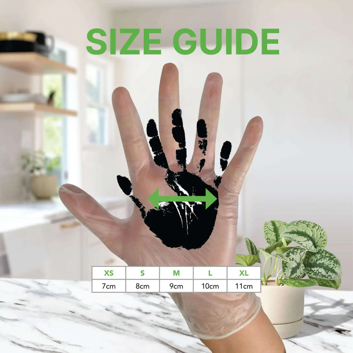 Proform clear Vinyl Gloves Powder-Free 100 Pack