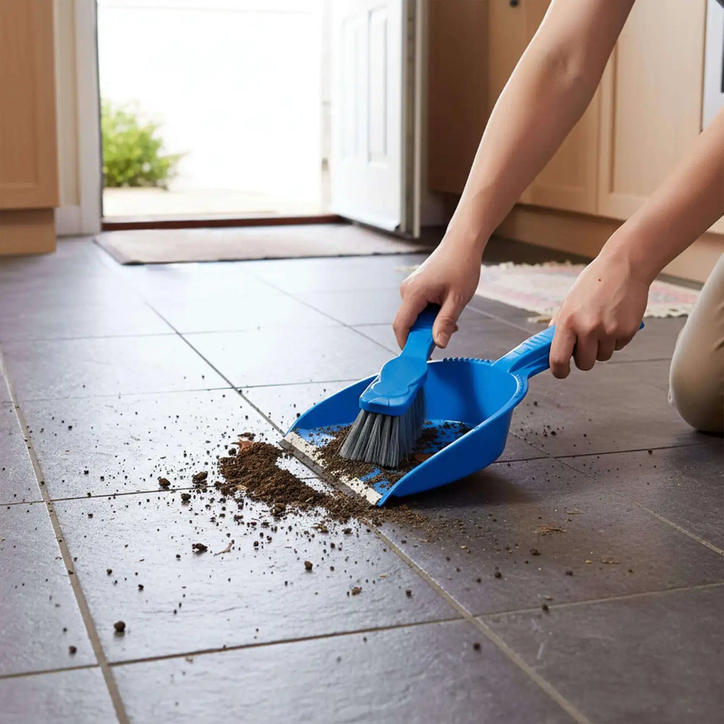 Soclean Dustpan and Brush Set