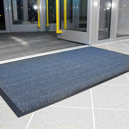 Carpet Entrance Mat Black/Blue