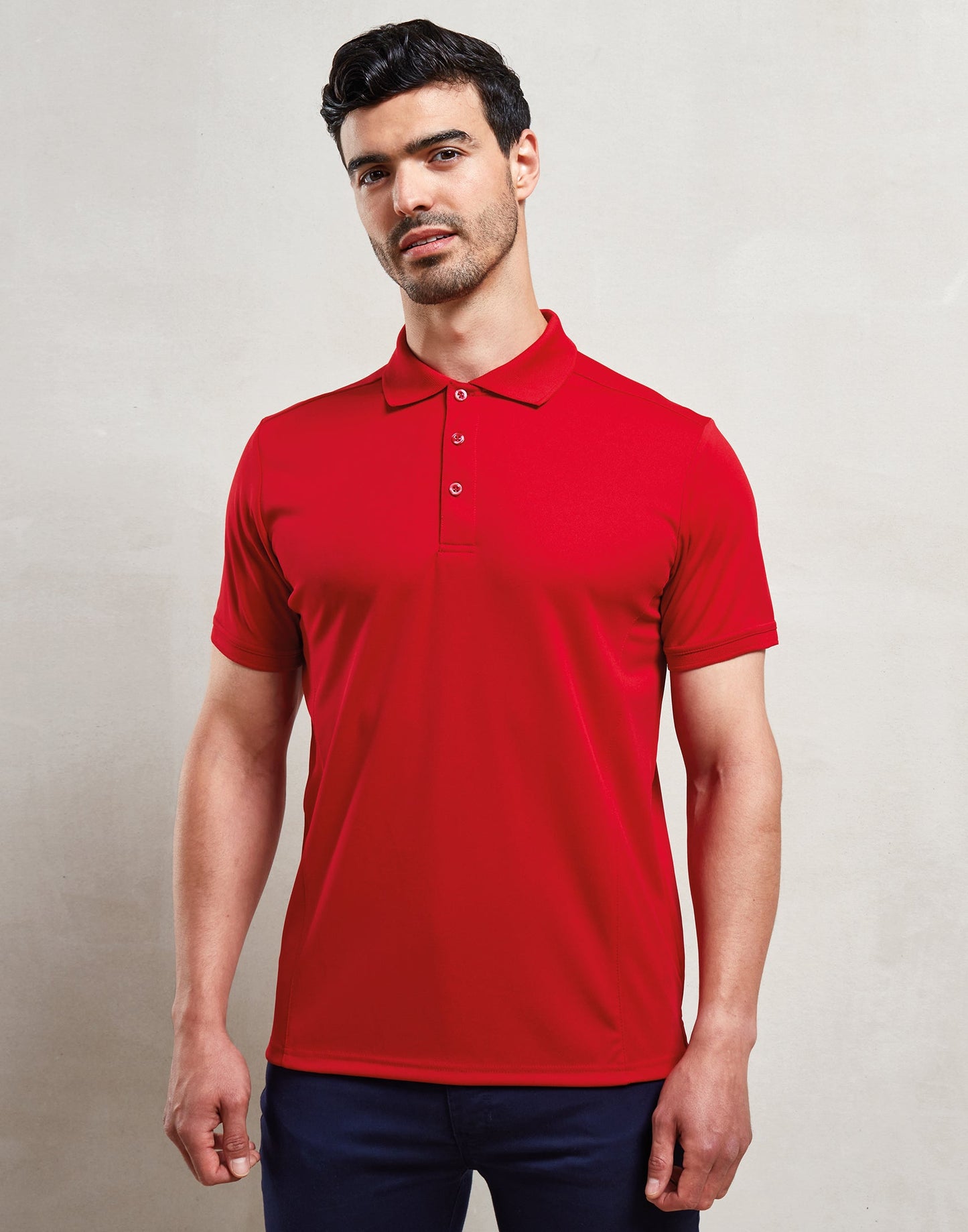 Men's Coolchecker Polo - Black