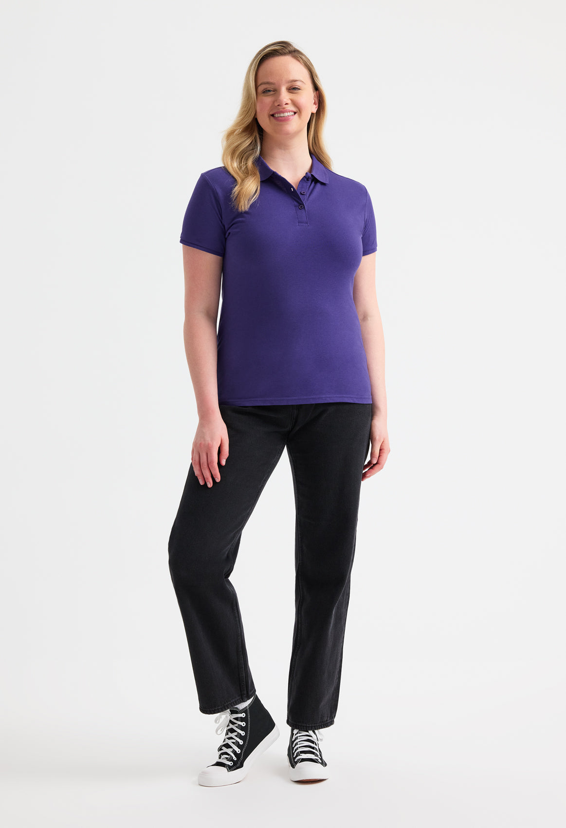 Ladies Active Cotton Polo Shirt