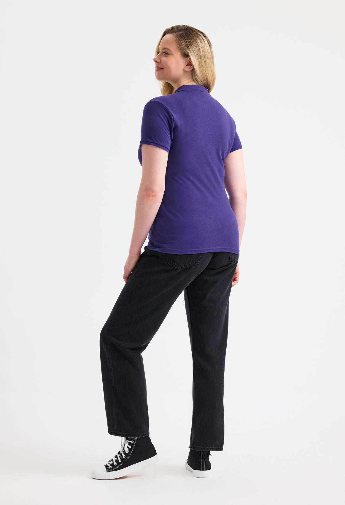 Ladies Active Cotton Polo Shirt