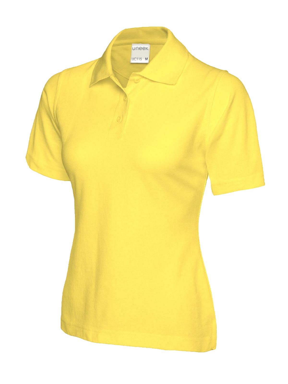Ladies Active Cotton Polo Shirt