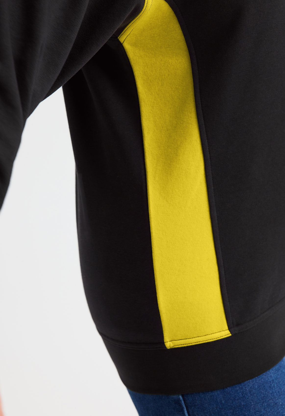 Two Tone Crew Neck Sweatshirt