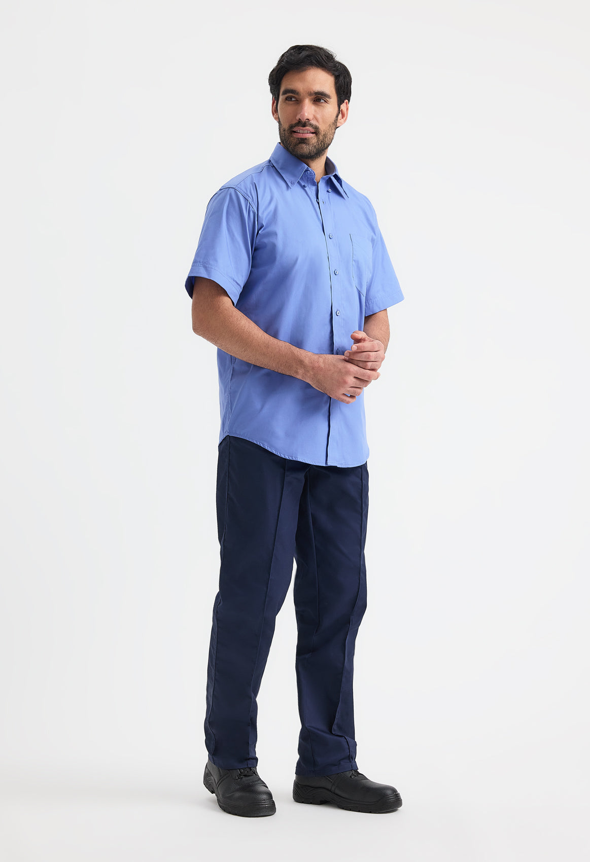 Men's Pinpoint Oxford Half Sleeve Shirt