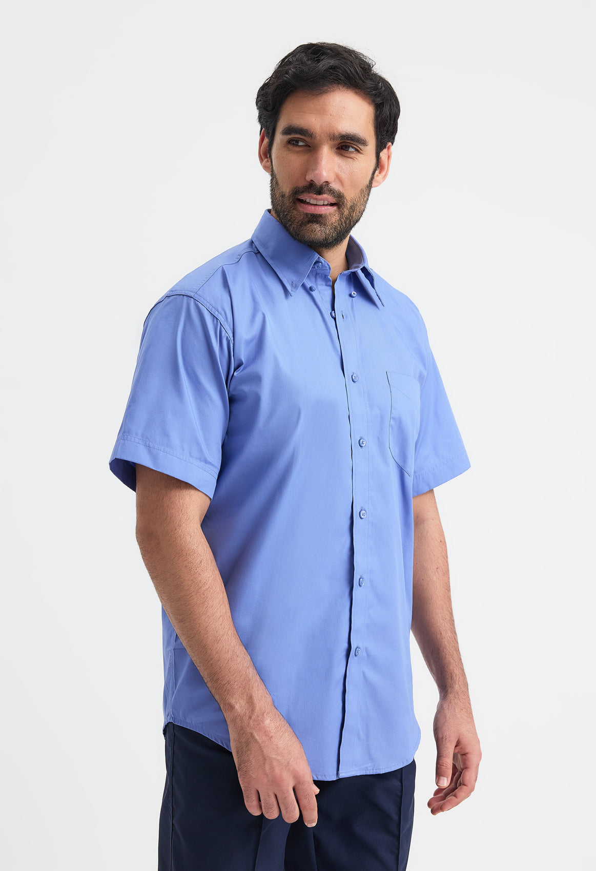 Men's Pinpoint Oxford Half Sleeve Shirt